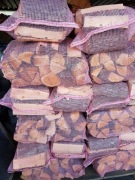 Duże worki Drewno do wędzenia, kominkowe olcha