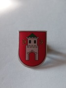 Herb miasta i gmina Dobrzyń nad Wisłą przypinka pin odznaka wpinka