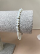 Bransoletka z koralików handmade stal nierdzewna