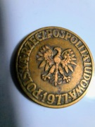 MM-MONETA 5 ZŁ Z 1977 ROKU BZM POSZYKIWANA ,