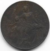 Francja 10 cen.1916