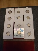 Kolekcja 12 srebrnych monet 