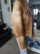 Kurtka skórzana Ochnik, S/36, podszewka i kołnierz