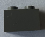 LEGO 3004 Ciemnoszary klocek 1x2 4588 2szt