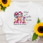 Śmieszna koszulka na dzień babci - wiek to tylko liczba