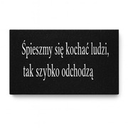 Tablica granitowa czarna nagrobkowa NAPIS GRATIS