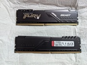 RAM 16GB (2x8GB), DDR4, 3200MHz - Kingston FURY ~ BEAST