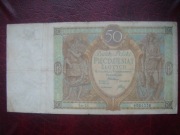 POLSKA BANKNOT 50 zł 1929 r. seria CC