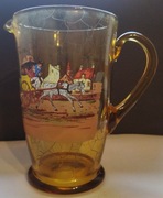 Haida dzbanek malowany Art Deco rzadkość witrynowy 