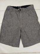 Szare szorty materiałowe H&M młodzieżowe casual gumka w pasie 158 