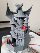 Wieża do Kości Dice Tower Strażnik wieży Smok RPG 