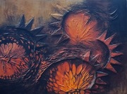 Obraz strukturalny „Zaczarowane pomarańcze”