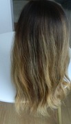 Topper z włosów naturalnych Hair Lux Stella ombre baleyage 45cm 20x20