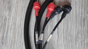 POLSKI=KABEL EURO SCART 4X RCA ok. 1,5m OKRĄGŁY 
