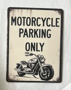 Tabliczka do garażu, do powieszenia Motocykl w stylu Vintage retro Nowa