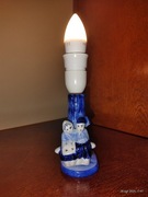 Lampa porcelanowa Holandia 1940 – oryginał vintage