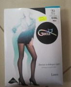 Rajstopy 20den Gatta r 6 XXL czarne