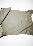 Skóra meblowa naturalna, całe skóry, skóra bydlęca kolor zielony