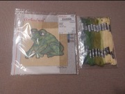 Kanwa do wyszywania i nici