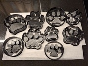 Foremka, wykrawacz do pierników - zwierzęce łapy - duże! 9 sztuk