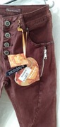 spodnie dziecięce Monday Premium Denim Bordeaux r. S bordowe 