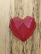 Mydło ręcznie robione Serce truskawkowe