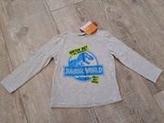 T-shirt chłopięcy dł rękaw - Jurassic World - rozm 104