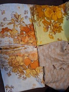 Tkaniny PRL-u producent nieznany,  różne wielkość 