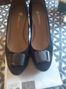 nowe czółenka skórzane