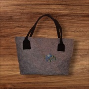 Shopperka Torebka Filc Haft A4