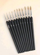 Malowanie po numerach Pędzle 11 sztuk NOWE ZESTAWY 