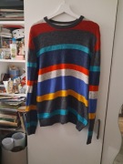 Jesienny kolorowy sweter