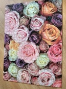 puzzle 500 el. pastelowe kwiaty Floral Delight - Corner Piece Puzzles