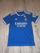 Trzecia Koszulka Real Madryt 25/26 Nowa S Niebieska Adidas Originals