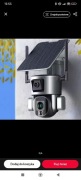 zewnętrzna kamera solarna z dwoma obiektywami