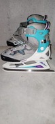 Łyżwy dziecięce regulowany rozmiar 32-35