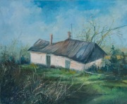 " Starówka " Obraz Olejny Ryszard Badura