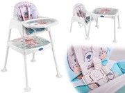 Krzesełko do karmienia niemowląt GUIMO 3w1 st. b.db 4 kombinacje + GRATISY