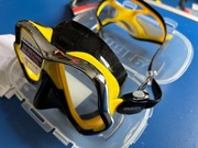 Maska do nurkowania okulary Mares X-Vision Chrome Liquid Skin żółty