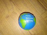 Piłeczka antystresowa kula ziemska gumowa Polski Koncern Naftowy piłka
