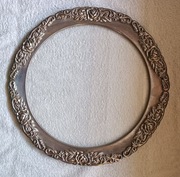 Stara, posrebrzana taca do ciastek, owoców, śledzi itp... 