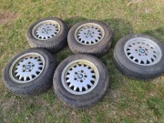 5x koło Felgi 15 BMW E46 195/65R15 ET47 7J opony zimowe 
