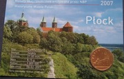blister moneta 2 zł "Płock" - 2007 rok