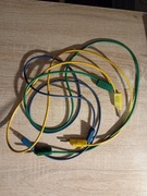 Przewód pomiarowy banan-banan 19A 100cm kolor do wyboru (59)