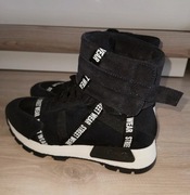 VENEZIA 37 CZARNE SPORTOWE BOTKI 