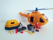 Simba Strażak Sam helikopter ratunkowy Wallaby II + tratwa ratunkowa