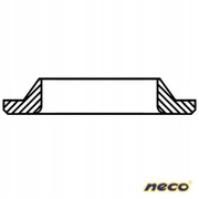 Bieżnia steru 1 cal ł maszynowe CC-BS026 26,4mm SR