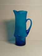 Dzbanek szklany, turkusowy