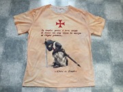 koszulka Rycerz KRZYŻOWIEC roz.XL , obwód w klatce piersiowej 119cm