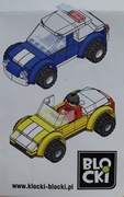 Zestaw klocków BLOCKI dwa pojazdy 